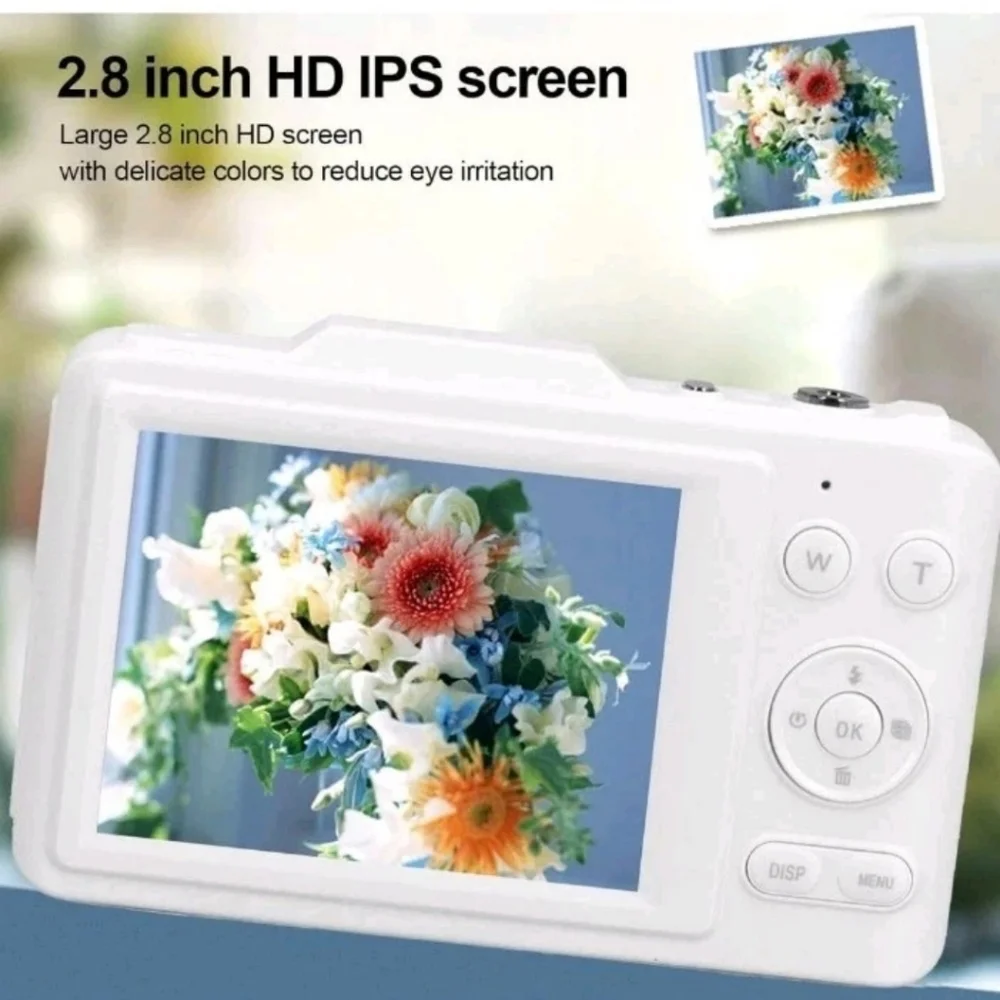 Digital Camera, 48MP 4K Vlogging Camera with 2.8 Inch HD Screen, 16X Digital...